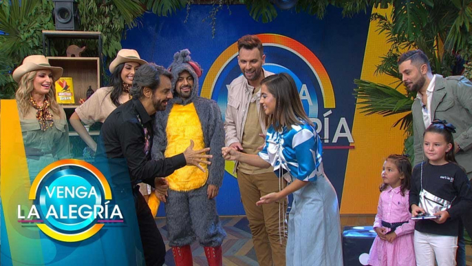 ¡Se unieron a los equipos del Sin Palabras Eugenio Derbez e Isabel Moner! | Venga La Alegría