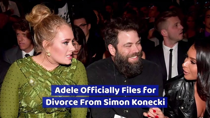 Adele Officially Files for Divorce From Simon Konecki