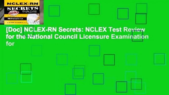 [Doc] NCLEX-RN Secrets: NCLEX Test Review for the National Council Licensure Examination for