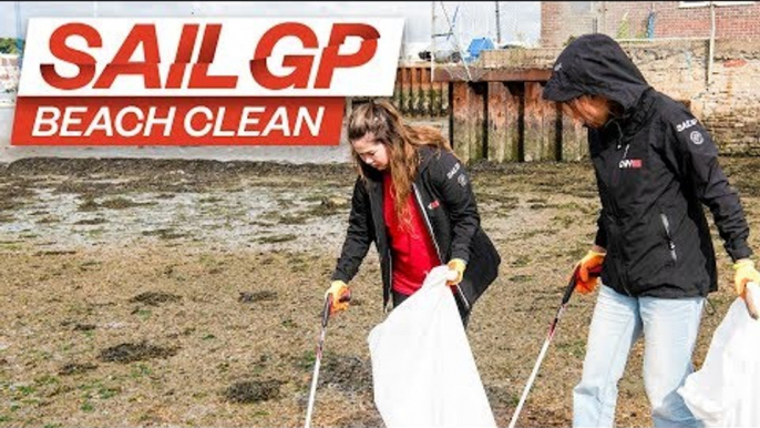 Keep Our Seas Clean // Beach Clean // Cowes SailGP