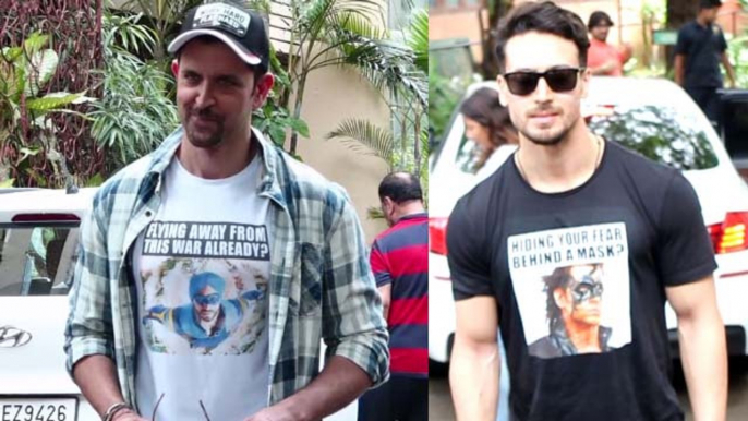 Hrithik Roshan & Tiger Shroff promote their film War;Watch video | FilmiBeat