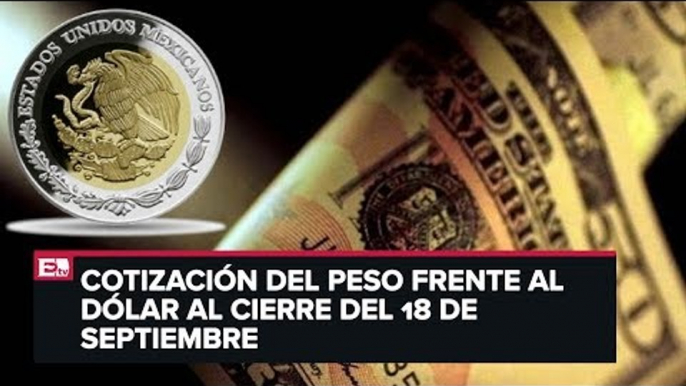 Así cerró el peso frente al dólar