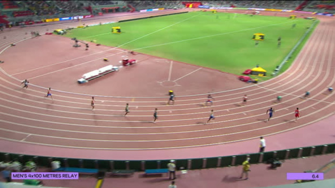 USA storm to men's 4x100m relay gold