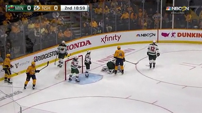 Devan Dubnyk robs Mikael Granlund with incredible glove save