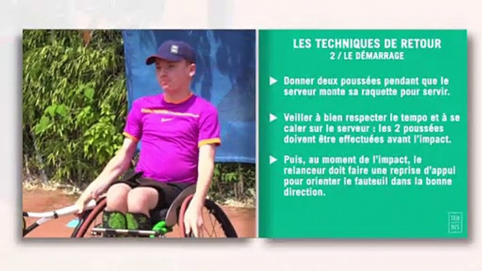 Les fiches techniques du tennis-fauteuil : le retour de service