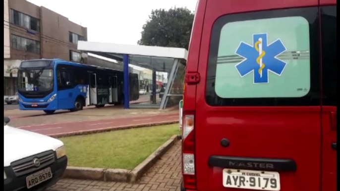 Siate atende cadeirante após queda no transporte coletivo