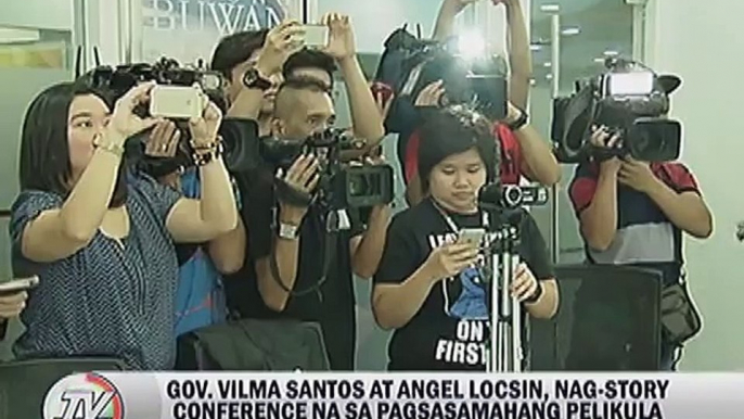 Gov. Vilma Santos at Angel Locsin, nag-story conference na sa pagsasamahang pelikula