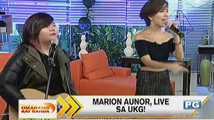 Marion Aunor, live sa UKG!