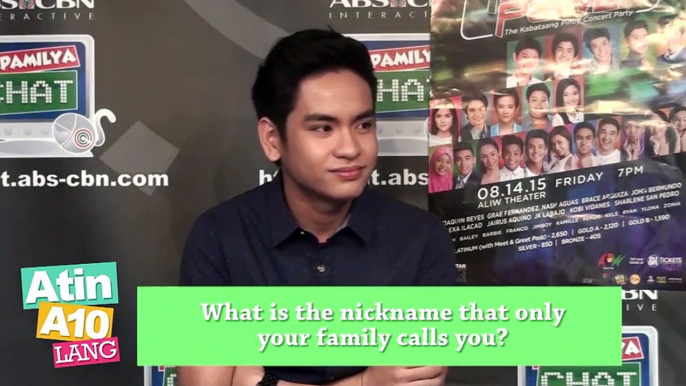 Teen idol Jairus Aquino shares 10 things about himself on Atin A10 Lang