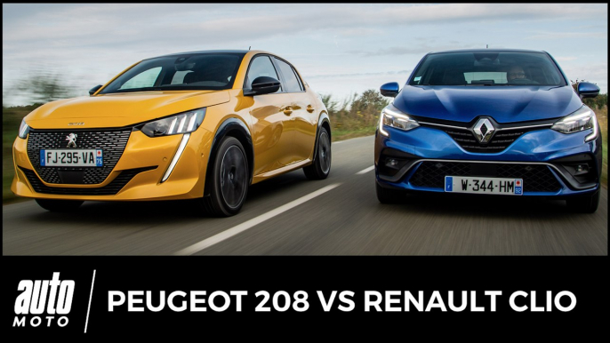 Peugeot 208 vs Renault Clio : essais et premier match en vidéo