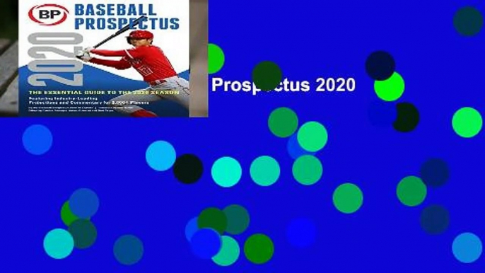 Full E-book  Baseball Prospectus 2020  Review