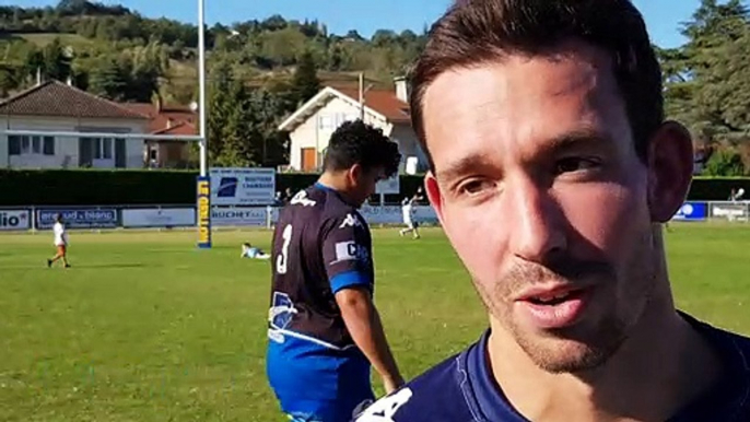 Willy Gonnet (Saint-Marcellin) après le  derby face à Vinay