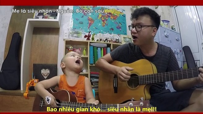 NHẮNG NHÍT CÙNG MÀN SONG CỦA BỐ VÀ NHÓC TÌ CỰC CUTE-YANNEWS