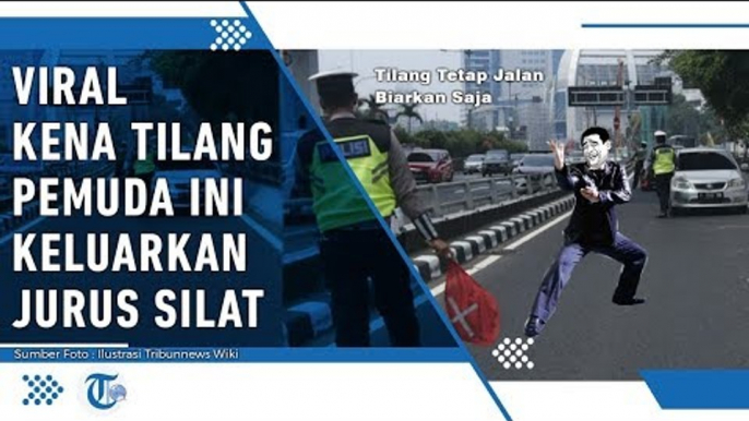 VIRAL, Video Viral Pengendara Keluarkan Jurus Silat Ketika Ditilang