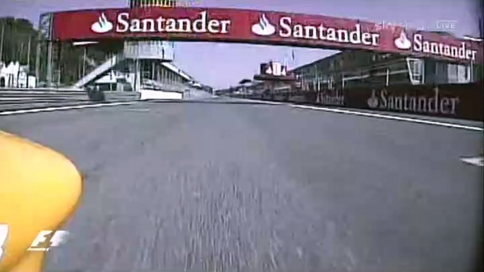 F1, Monza 2009 (FP1) Mark Webber OnBoard