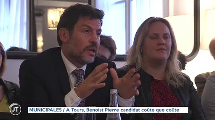 MUNICIPALES A Tours, Benoist Pierre candidat coûte que coûte