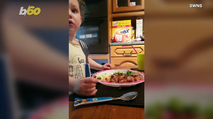 Little Girl Hilariously ‘Shocked’ When Her Dad Explains How Sausages Are Made!