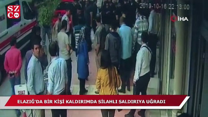 Kaldırımda silahlı saldırıya uğradı, o anlar güvenlik kameralarına yansıdı