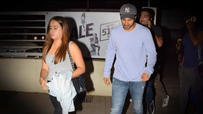 SPOTTED: Varun Dhawan with Girlfriend Natasha Dalal at PVR Juhu | SpotboyE