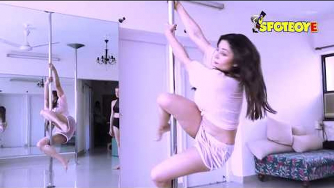 Neha Pendse Learning HOT Pole Dance | SpotboyE