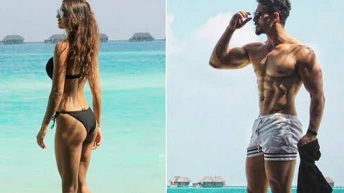 Disha Patani in bikini, Tiger Shroff's six-packs are setting fire to Maldives | SpotboyE