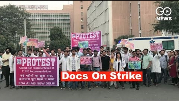 AIIMS Doctors On Strike