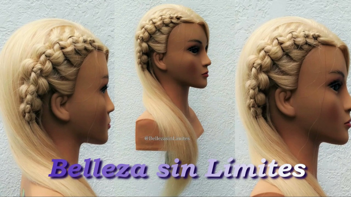 Peinado Recogido con Trenza de Raíz | Nudo Plano Macramé | Belleza sin Límites