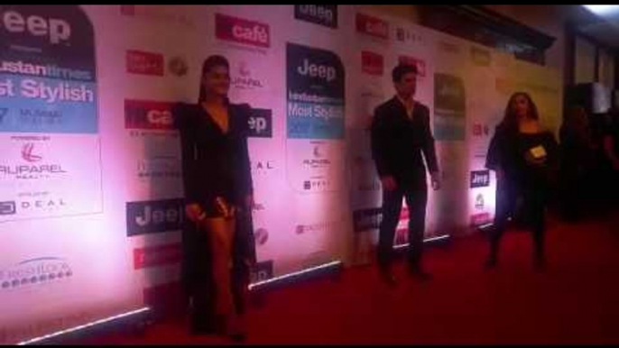 Jennifer Winget and Sooraj Pancholi arrive at the HT Most Stylish Awards 2017 | SpotboyE