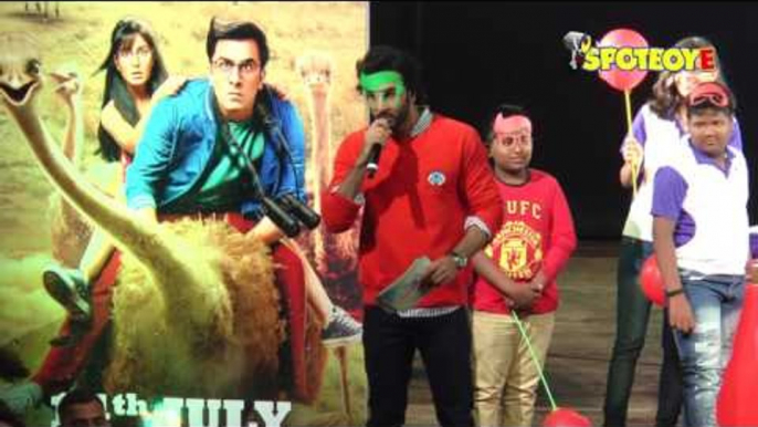 UNCUT- Ranbir Kapoor Promotes Jagga Jasoos with kids from Smile Foundation- Part-2 | SpotboyE