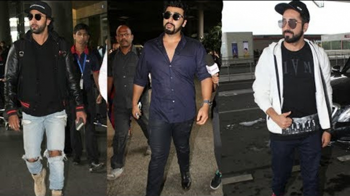 SPOTTED: Ranbir Kapoor, Karan Johar, Arjun Kapoor at the Airport | SpotboyE