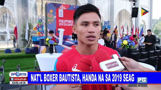 National boxer Bautista, handa na sa 2019 SEAG