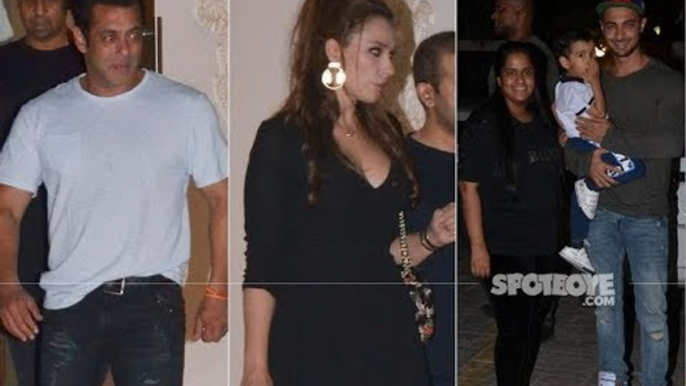 Salman Khan And Iulia Vantur Party It Up With Arpita And Aayush Sharma At Arbaaz Khan’s Residence