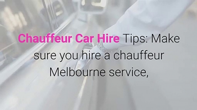 Why Luxury Vehicle Fleets For Chauffeur Melbourne?