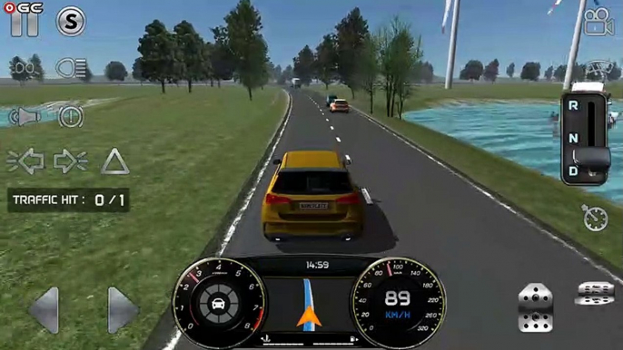 Real Driving Simulator "Yellow Mercedes Car" City Car Driver Games - Android Gameplay Video