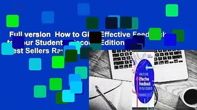 Full version  How to Give Effective Feedback to Your Students, Second Edition  Best Sellers Rank