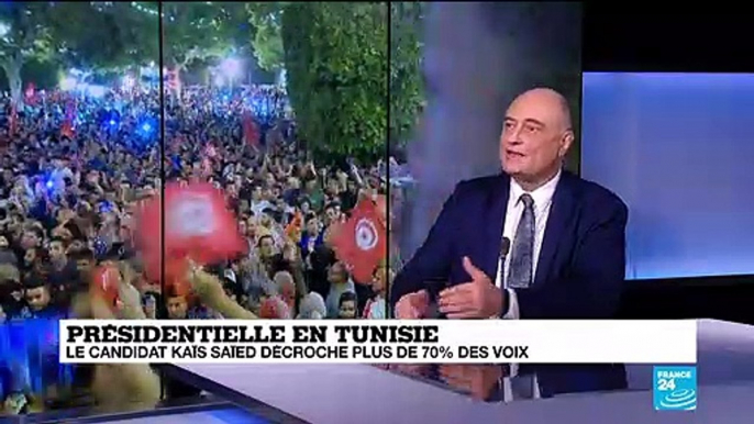 Présidentielle au Tunisie : la candidat Kaïs Saïed décroche plus de 70% des voix