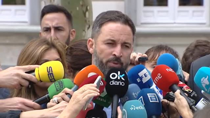 Santiago Abascal: "Es una sentencia al gusto de Sánchez"