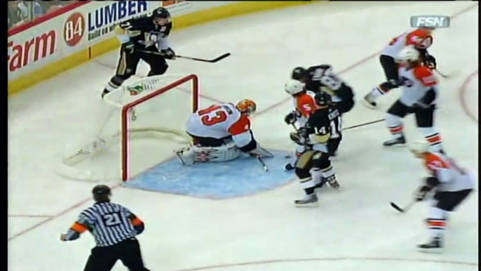 NHL Stanley Cup Playoffs 2009 Conference 1-4 Final - Pittsburgh Penguins vs Philadelphia Flyers - Game 1 Highlights