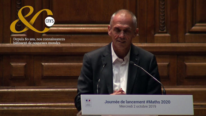 Allocution d’ouverture officielle de l’Année des mathématiques de M. Antoine Petit président directeur général du CNRS