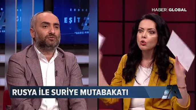 İsmail Saymaz ve Merve Şebnem Oruç canlı yayında yine biribirine girdi_