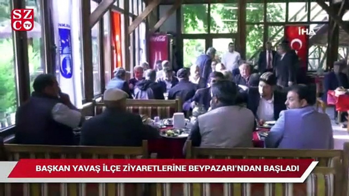 Başkan Yavaş ilçe ziyaretlerine Beypazarı’ndan başladı