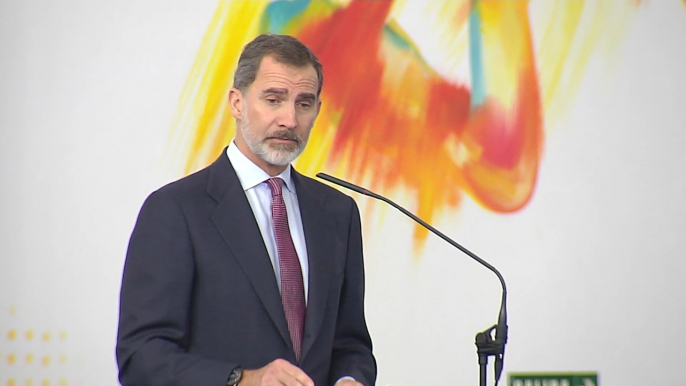 Felipe VI invoca en Écija valores de "respeto y disciplina"