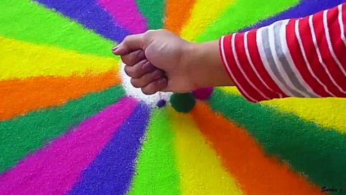 Beautiful Multicoloured Rangoli  Diwali Special  Ep.11