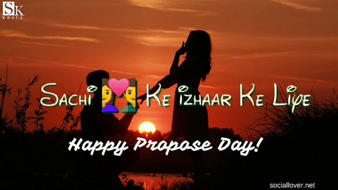 Happy Propose Day Status  WhatsApp Status ♥️ 8 Feb Status 2020 | New Status For Valentines Day Happy propose day