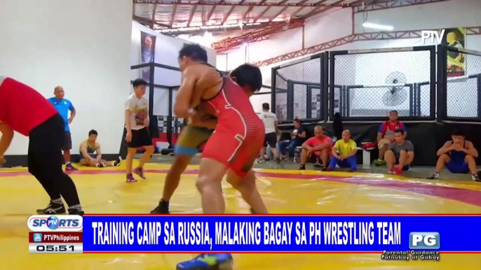 Training camp sa Russia, malaking bagay sa Philippine wrestling team