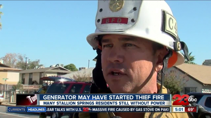 Fire Officials: Generators pose risks for residents with power shutoffs