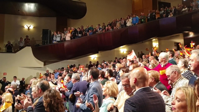 Pablo Casado participa en un acto político en Oviedo