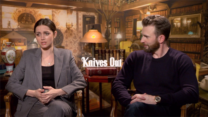 'Knives Out': Ana de Armas And Chris Evans