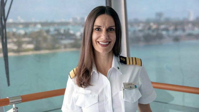 The First American Woman to Captain a Mega Cruise Ship Will Sail With an All-female Crew on International Women’s Day