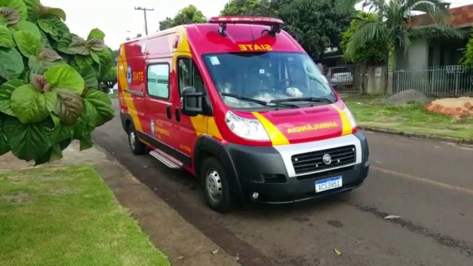 Mulher fratura braço e é socorrida no Jardim Clarito